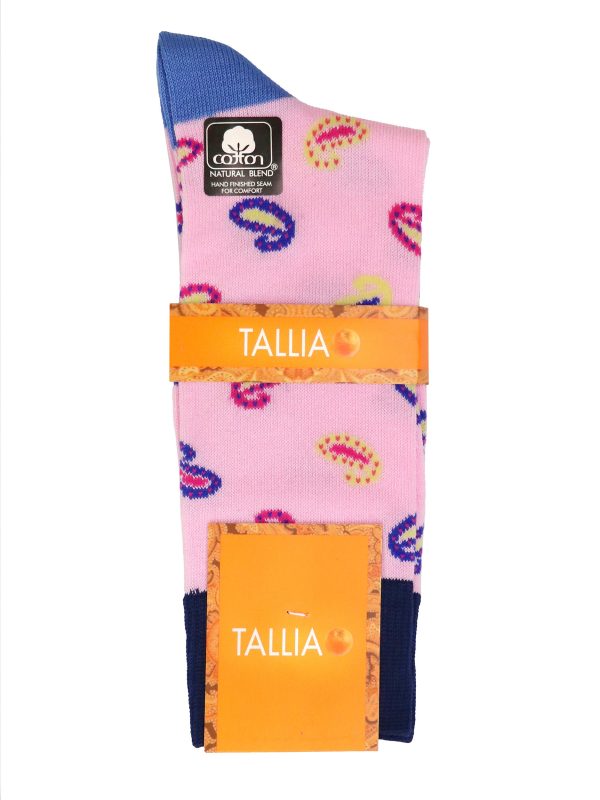 Tallia 37563 Boys  Socks - Paisley - Pink Supply