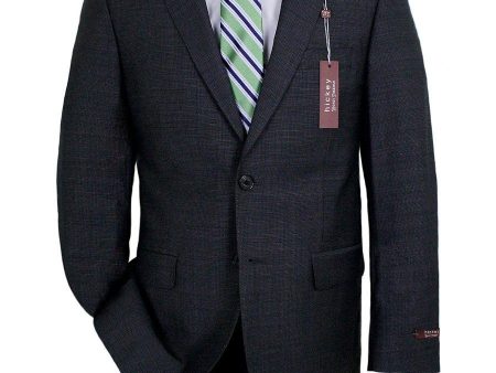 Hickey 24607 100% Wool Boy s Suit - Plaid - Charcoal Discount