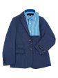 Leo & Zachary 35577 Boy s Suit Separate Jacket - Birdseye - Ink Sky Discount