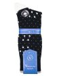 Vannucci Men s Socks 32479 - Polka Dots - Black White For Sale