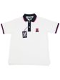 Psycho Bunny 36117 Boy s Short Sleeve Fashion Polo - Strype Pique - White Sale