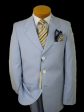 Perry Ellis 1613 65% Micropolyester  35% Cotton Boy s Suit - Pincord - Blue Online