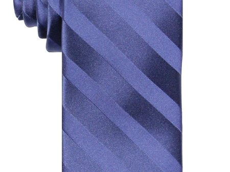 Heritage House 7555 100% Woven Silk Boy s Tie - Tonal Stripe - Blue For Sale