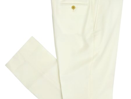 Lauren Ralph Lauren 34192P Boy s Suit Separate Pant - Solid Gab - Off White Discount