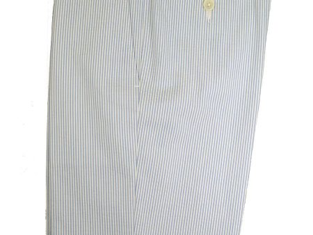 Lauren Ralph Lauren 18719P 100% Cotton Boy s Suit Separate Pant - Seersucker - Blue Sale