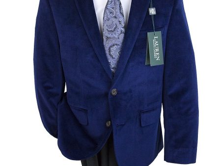 Lauren Ralph Lauren 25281  Boy s Sport Coat-Navy Velvet For Cheap