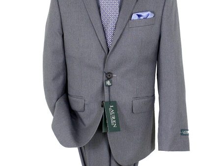 Lauren Ralph Lauren 23461 65% Polyester  35% Rayon Boy s Suit Separates Jacket - Fine Stripe - Gray Online