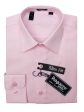 Ragazzo 33858 Boy s Slim Fit Dress Shirt -Micro Weave - Pink Online Hot Sale