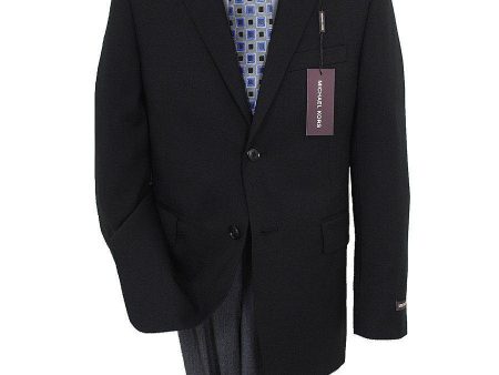 Micheal Kors 718 2B Boy s Blazer - Solid Gab - Black Hot on Sale