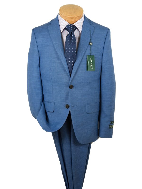 Lauren Ralph Lauren 28084 82% Polyester  17% Rayon  1% Spandex Boy s Suit Separates Jacket - Sharkskin - Blue Supply