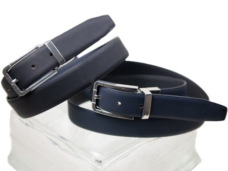 Leo & Zachary 32483 Boy s Belt - Reversible- Black Navy on Sale