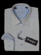 Ragazzo 21603 100% Cotton Boy s Dress Shirt - Stripe - Sky Blue Fashion