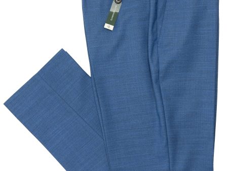 Lauren Ralph Lauren 28084P 82% Polyester 17% Viscose 1% Spandex Boy s Suit Separate Pant - Sharkskin - Blue Fashion