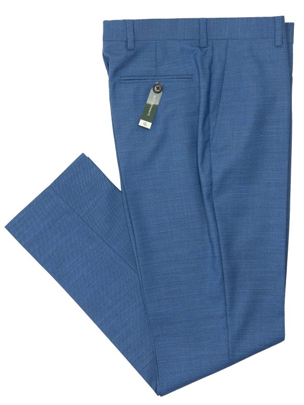 Lauren Ralph Lauren 28084P 82% Polyester 17% Viscose 1% Spandex Boy s Suit Separate Pant - Sharkskin - Blue Fashion