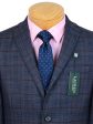 Lauren Ralph Lauren 29570 Boy s Sport Coat  - Plaid - Navy Wine For Cheap