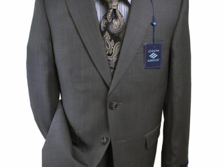 Joseph Abboud 12599 70% Tropical Worsted Wool  30% Polyester Boy s Suit - Sharkskin - Gray Online Hot Sale