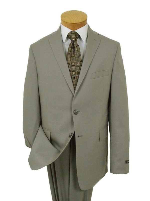 Michael Kors 22039 100% Wool Boy s Suit - Solid - Khaki Sale