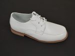 Josmo 21456 100% Leather Upper Boy s Shoe - Oxford - White Fashion