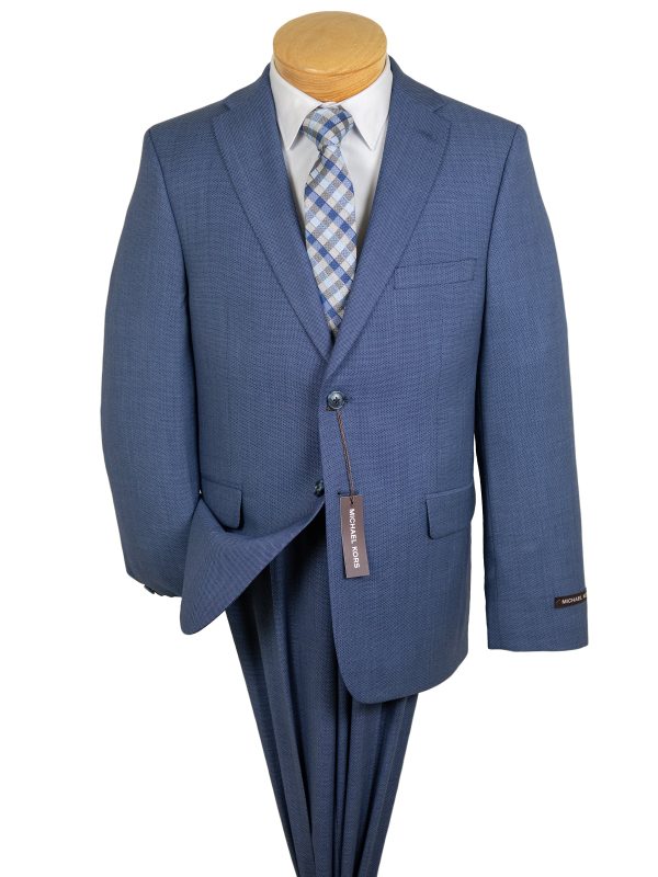 Michael Kors 30810 Boy s Suit - Birdseye - Blue For Sale