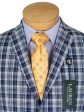 Lauren Ralph Lauren 24024 100% Cotton Boy s Sport Coat - Plaid - Navy Blue Online now