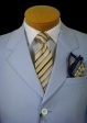 Perry Ellis 1613 65% Micropolyester  35% Cotton Boy s Suit - Pincord - Blue Online