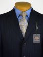 Joseph Abboud 732 3B 100% Wool Boy s Suit Separate Jacket - Stripe - Navy Supply