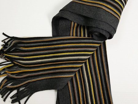 Young Men s Scarf 20937 Grey Gold Tan For Sale