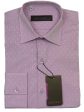 Inpore 20582 100% Cotton Boy s Dress Shirt - Dots - Lavender, Long Sleeve Fashion