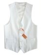 Tallia 32944V Boys Suit Separate Vest- Skinny Fit - Solid - Stretch Fabric - White For Sale