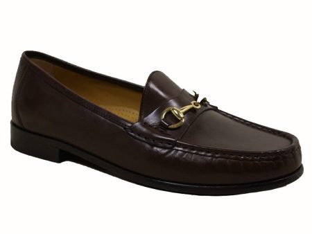 Cole Haan 10063 100% leather upper and leather sole with rubber insert Boy s Dress Shoe - Bit loafer - Brown, Gold Bit Ornament Online Sale