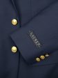 Lauren Ralph Lauren 33069 Boy s Blazer - Solid Gab - Navy on Sale