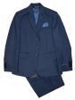 Leo & Zachary 29318 Boy s Skinny Fit Suit Separate Jacket - Check - Ink Supply