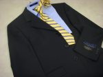 Princeton 369 100% Wool Boy s Suit - Solid - Navy Hot on Sale