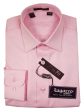 Ragazzo 21083 100% Cotton Boy s Dress Shirt - Box Weave - Pink, Skinny Slim Fit Supply