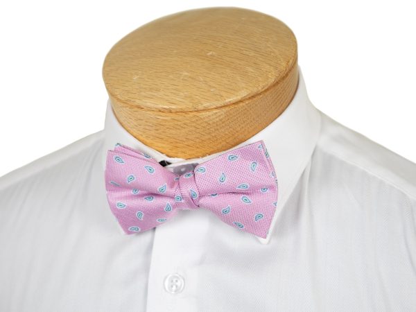 Lauren Ralph Lauren Boy s Bow Tie 31344- Paisley Neat- Pink Cheap