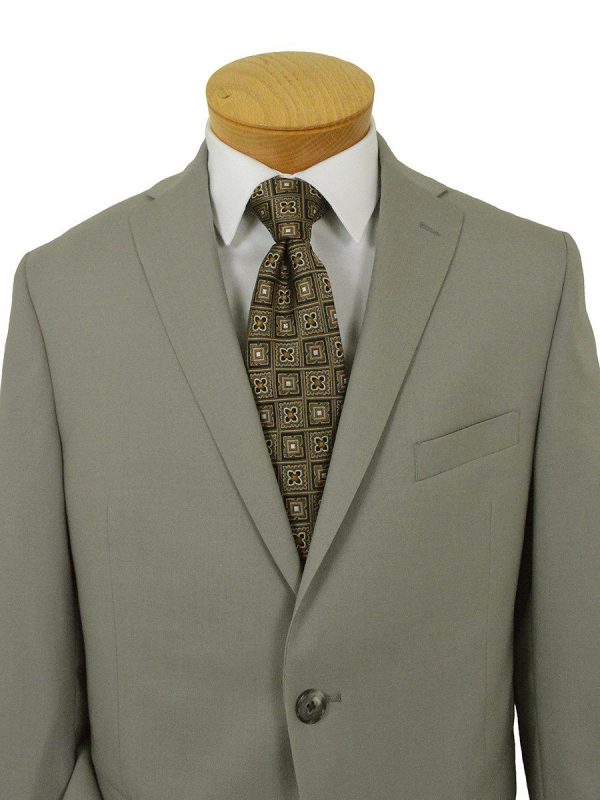 Michael Kors 22039 100% Wool Boy s Suit - Solid - Khaki Sale