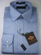 Joseph Abboud 1630 97% Cotton | 3% Lastol Boy s Dress Shirt - Solid Broadcloth - Blue Supply