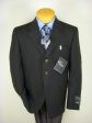 Vitali 1072 Boy s Blazer - Tonal Stripe - Black on Sale