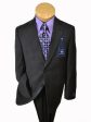 Joseph Abboud 12627 70% Wool  30% Polyester Boy s Suit - Stripe - Gray Discount