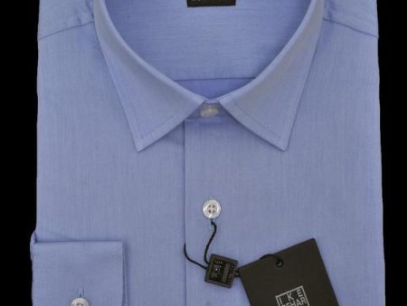 Ike Behar 13780 100% Cotton Boy s Dress Shirt - Solid Broadcloth - Blue Online Hot Sale