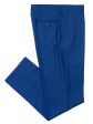 Lauren Ralph Lauren 28077P 68% Polyester 29% Viscose 3% Spandex Boy s Suit Separate Pant - Solid Gab - Italian Blue Online