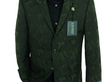 Lauren Ralph Lauren Boy s Sport Coat 20747 Olive For Cheap