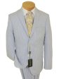 Lauren Ralph Lauren 18719 100% Cotton Boy s Suit Separate Jacket - Seersucker Stripe - Blue White Hot on Sale