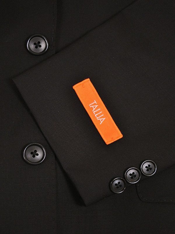 Tallia 11264 Black Boy s Suit - Solid Gabardine - 100% Tropical Worsted Wool - Lined Sale