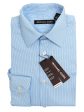 Michael Kors 33632 Boy s Dress Shirt - Mini Check - Blue For Cheap