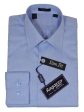 Ragazzo 21583 100% Cotton Slim Fit Boy s Dress Shirt - Herringbone - Sky Blue on Sale