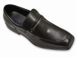 Kenneth Cole 12837 100% Leather Upper Boy s Shoe - Bit Loafer - Black Online Sale