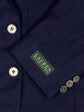 Lauren Ralph Lauren 23993 65% Polyester  35% Rayon Boy s Suit Separates Jacket - Solid - Navy Hot on Sale