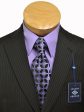 Joseph Abboud 12627 70% Wool  30% Polyester Boy s Suit - Stripe - Gray Discount