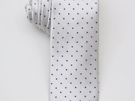 Boy s Tie 20642 Silver Black Supply